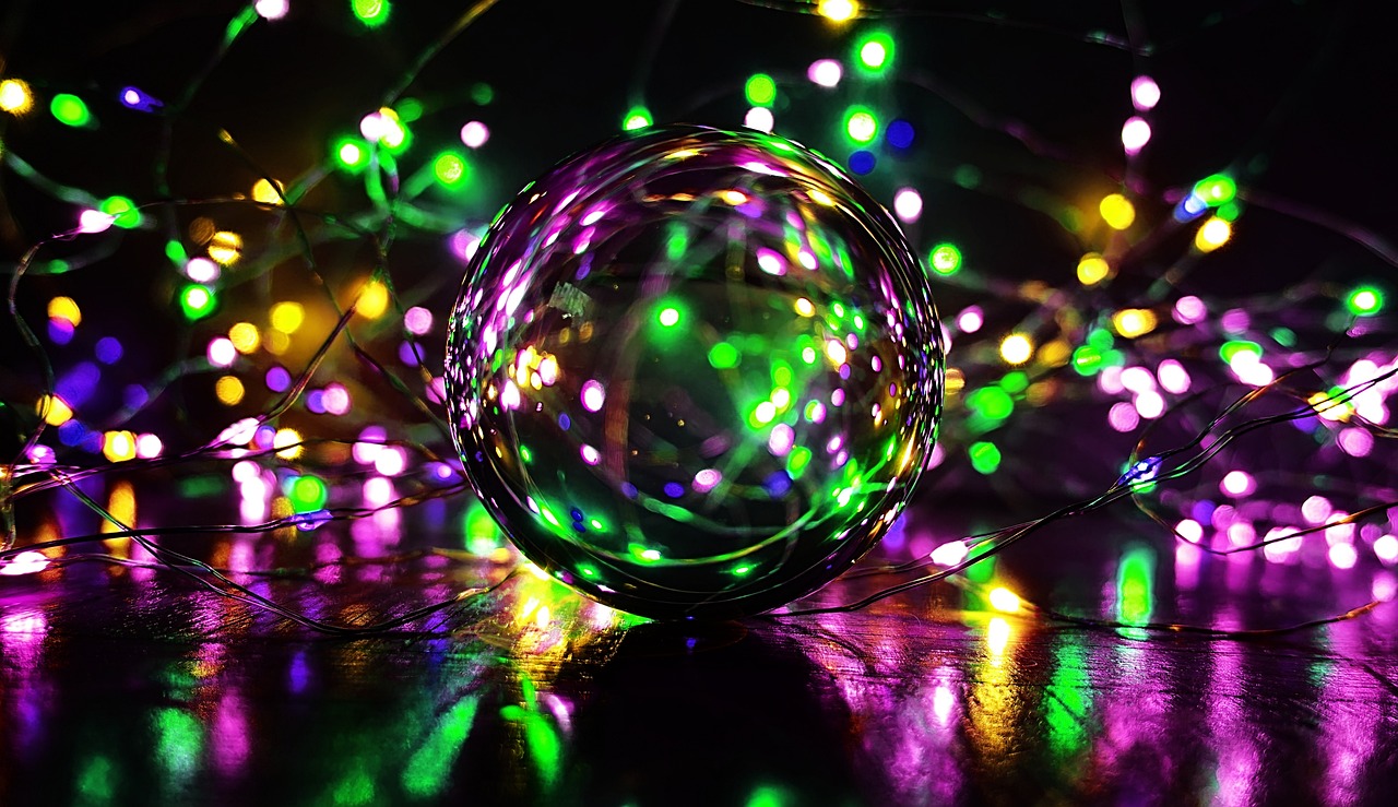 crystal ball-photography, bullet, lights